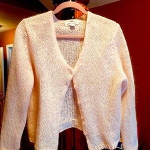 SML Sport Cream Cardigan Sweater